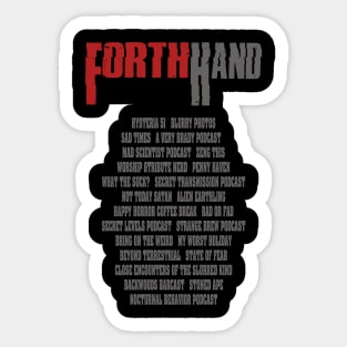 ForthHand Media Shows Sticker